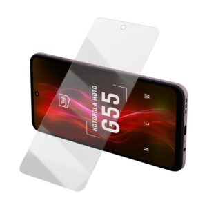 3mk 1UP - apsauginė plėvelė skirta Motorola Moto G55 5G (3 pieces) - Image 2