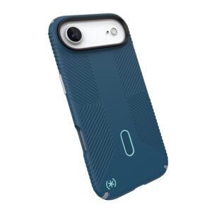 Speck Presidio2 Grip ClickLock & MagSafe - dėklas Apple iPhone Air Deep Sea / Silver Metallic / Spell Blue - Image 6