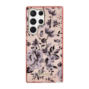 Guess Flower Collection - dėklas skirtas Samsung Galaxy S23 Ultra Pink - Image 3