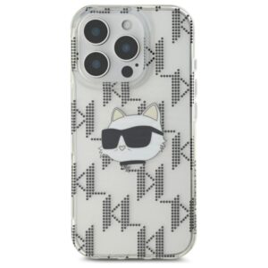 Karl Lagerfeld IML Choupette Head Electroplated - dėklas skirtas Apple iPhone 16 Pro Max transparent - Image 3