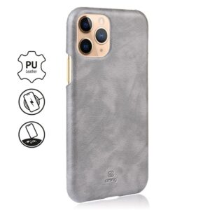 Crong Essential Cover - PU Leather dėklas skirtas Apple iPhone 11 Pro Max Gray - Image 2