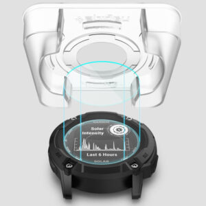 Spigen GLAS.TR EZ FIT 2-Pack - Tempered glass for Garmin Instinct 2X Solar (2 pcs) - Image 6