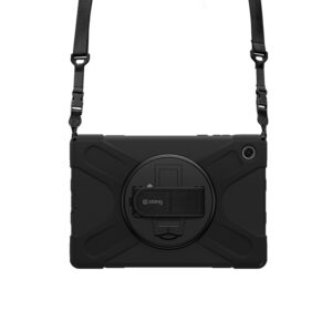 Crong Defender Plus - Rugged dėklas Samsung Galaxy Tab A11+ 10.9" juodos spalvos - Image 2