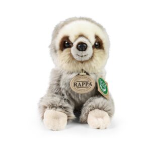 Rappa - Plush realistic toy Sloth sitting 18 cm Eco-Friendly - Image 2