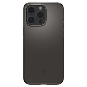 Spigen Thin Fit - dėklas skirtas Apple iPhone 15 Pro Gunmetal - Image 2