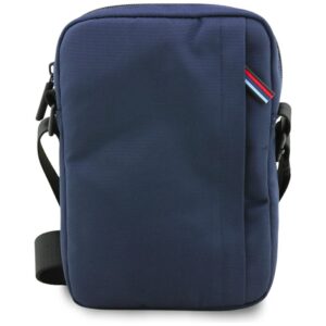 BMW Nylon Pockets & Metal Logo - 8" Tablet Bag (Navy Blue) - Image 3