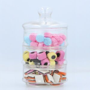 Alpina - Glass container / jar for sweets, 3 levels, 12x23 cm - Image 6