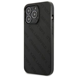 Karl Lagerfeld Perforated Allover - dėklas skirtas Apple iPhone 13 Pro Max Black - Image 2