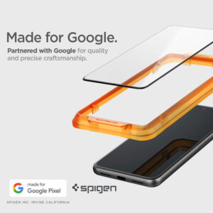 Spigen Alm Glass FC - Apsauginis stiklas skirtas Google Pixel 8 (Black frame) - Image 6