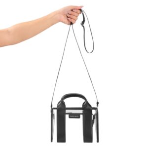 Case-Mate Micro Tote Bag - Waterproof Shoulder Bag (Midnight Black/Clear) - Image 1