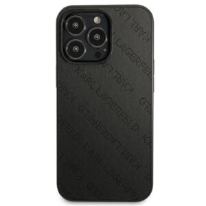 Karl Lagerfeld Perforated Allover - dėklas skirtas Apple iPhone 13 Pro Max Black - Image 3