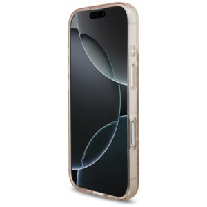 Guess IML Flowers Electro Pearl Strap MagSafe - Case Apple iPhone 17 pink - Image 5