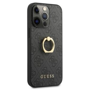 Guess 4G Ring Case - dėklas skirtas Apple iPhone 13 Pro Grey - Image 4