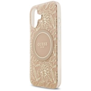 Guess IML Flowers Electro Pearl Strap MagSafe - Case Apple iPhone 17 pink - Image 6