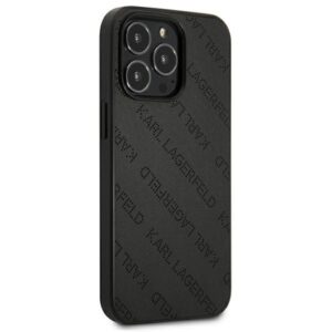 Karl Lagerfeld Perforated Allover - dėklas skirtas Apple iPhone 13 Pro Max Black - Image 4