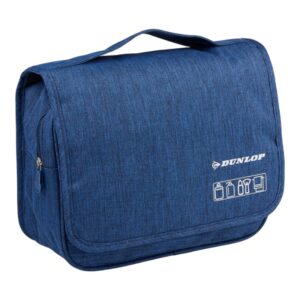 Dunlop – Travel Toiletry Bag with Hanging Hook 25x20x10 cm (Navy Blue) - Image 1