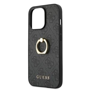 Guess 4G Ring Case - dėklas skirtas Apple iPhone 13 Pro Grey - Image 6