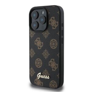 Guess Peony Script MagSafe - dėklas skirtas Apple iPhone 16 Pro black - Image 2