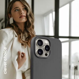 Crong Color Cover Magnetic - dėklas skirtas Apple iPhone 15 Pro MagSafe Titanium - Image 4