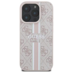 Guess 4G Printed Stripes MagSafe - dėklas skirtas Apple iPhone 16 Pro Max pink - Image 3