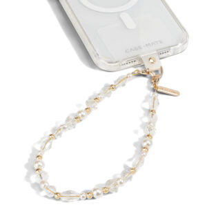 Case-Mate Beaded Phone Wristlet - Universal phone lanyard (Moon Crystal) - Image 1