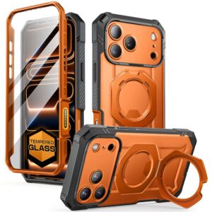SUPCASE UB GRIP Pro Mag MagSafe dėklas telefonui Apple iPhone 17 Pro Max skaidrus/CORAL - Image 1