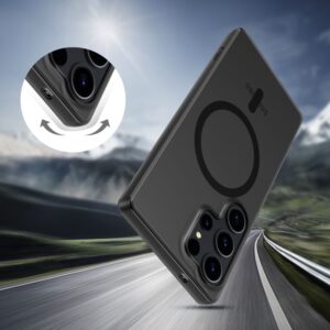 Tech-Protect MagSlim MagSafe dėklas Samsung Galaxy S25 Ultra matinė/juoda - Image 2