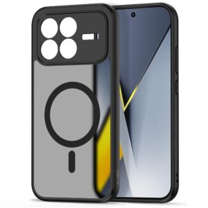 Tech-Protect MagMat MagSafe dėklas telefonui Xiaomi Poco F8 Pro matinės juodos spalvos - Image 2