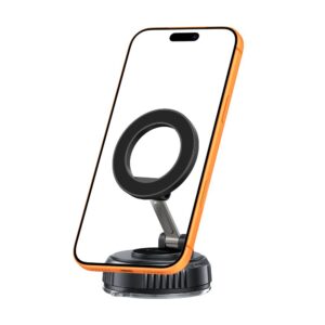 Tech-Protect N61 Magnetic MagSafe WINDSHIELD & DASHBOARD automobilinis telefono laikiklis juodos spalvos - Image 2