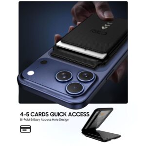 Tech-Protect MagWallet stovas MagSafe universal magnetic card holder carbon - Image 2