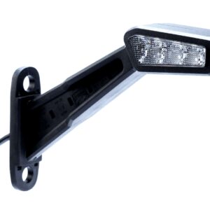 3-functional LED gabaritų žibintas, dešinės pusės, long, slanted rubber arm, 2×0.75 mm2 cable 0.3 m long. - Image 3