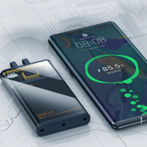 WEKOME WP-323 Vanguard Series - Power bank 10000 mAh Super Charging su integrated USB-C & Lightning cable PD 20W + QC 22.5W juodos spalvos / Transparent - Image 6