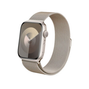 Crong Milano Steel – Stainless steel apyrankė skirta Apple Watch 44/45/46/49 mm champagne - Image 2