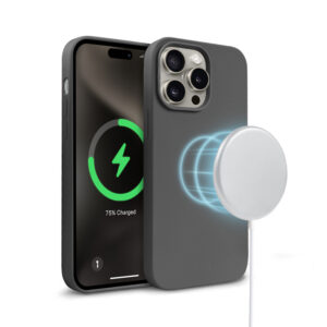 Crong Color Cover Magnetic - dėklas skirtas Apple iPhone 15 Pro MagSafe Titanium - Image 5