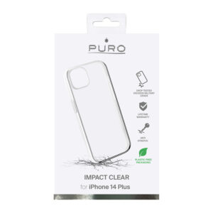 PURO Impact Clear - dėklas skirtas Apple iPhone 14 Max Transparent - Image 4