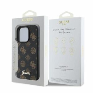 Guess Peony Script MagSafe - dėklas skirtas Apple iPhone 16 Pro black - Image 4