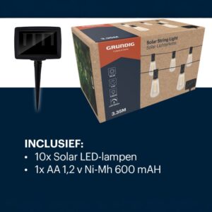 Grundig - Solar Garden LED Lights 3.35 m - Image 6