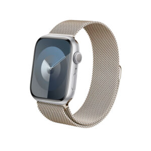 Crong Milano Steel – Stainless steel apyrankė skirta Apple Watch 44/45/46/49 mm champagne - Image 4
