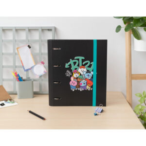 BT21 - Street Mood collection A4 binder with sheets (4 rings, rubber band) - Image 4