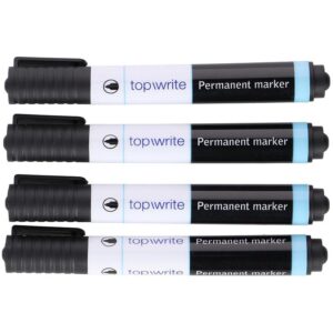 Topwrite - Permanent marker 4 pcs. (Black)