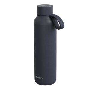 Quokka Solid With Strap - Stainless Steel Thermal Bottle 630 ml with Strap (Slate) - Image 1