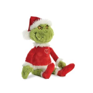 Grinch - Plush toy / cuddly Grinch in Santa Claus outfit 43 cm Eco-Friendly - Image 6