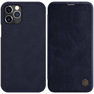 Nillkin Qin Leather Case - dėklas skirtas Apple Apple iPhone 12 Pro Max Blue - Image 1