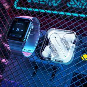 WEKOME V51 Vanguard Series - Bluetooth V5.1 TWS wireless headphones with charging case (White) - Image 4