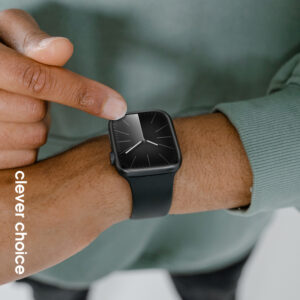 Crong Liquid – apyrankė skirta Apple Watch 44/45/46/49 mm black - Image 4