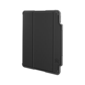 STM Dux Plus - Rugged dėklas skirtas Apple iPad Air 11” M3 2025 / M2 2024 / Apple iPad Air 10.9” 5th-4th gen. 2022-2020 MIL-STD-810G with Apple Pencil Holder Black - Image 4