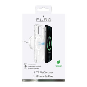 PURO LITEMAG - dėklas skirtas Apple iPhone 14 Plus MagSafe clear - Image 5