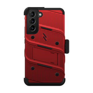 ZIZO BOLT Bundle Samsung Galaxy S22+ Case - Red & Black - Image 2