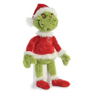 Grinch - Plush toy / cuddly Grinch in Santa Claus outfit 43 cm Eco-Friendly - Image 4