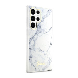 Guess Marble Collection - dėklas skirtas Samsung Galaxy S23 Ultra White - Image 4